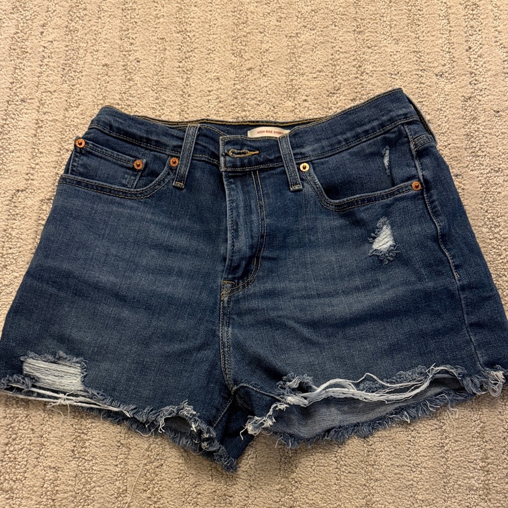 Levi Denim Blue Women's Shorts